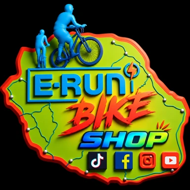 Logo officiel E‑Run Bike Shop